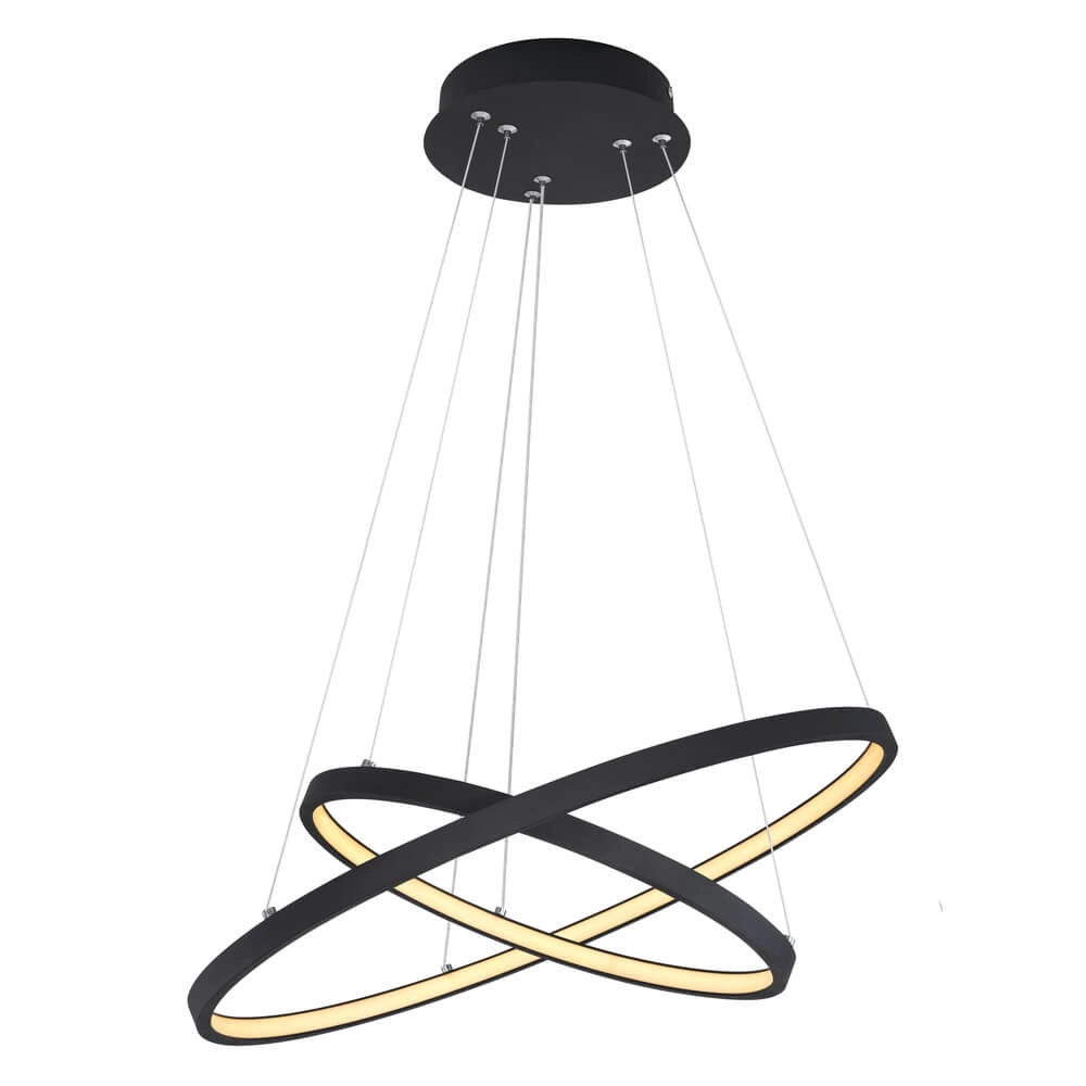 Strakke hanglamp Ralph rond Ø 51cm
