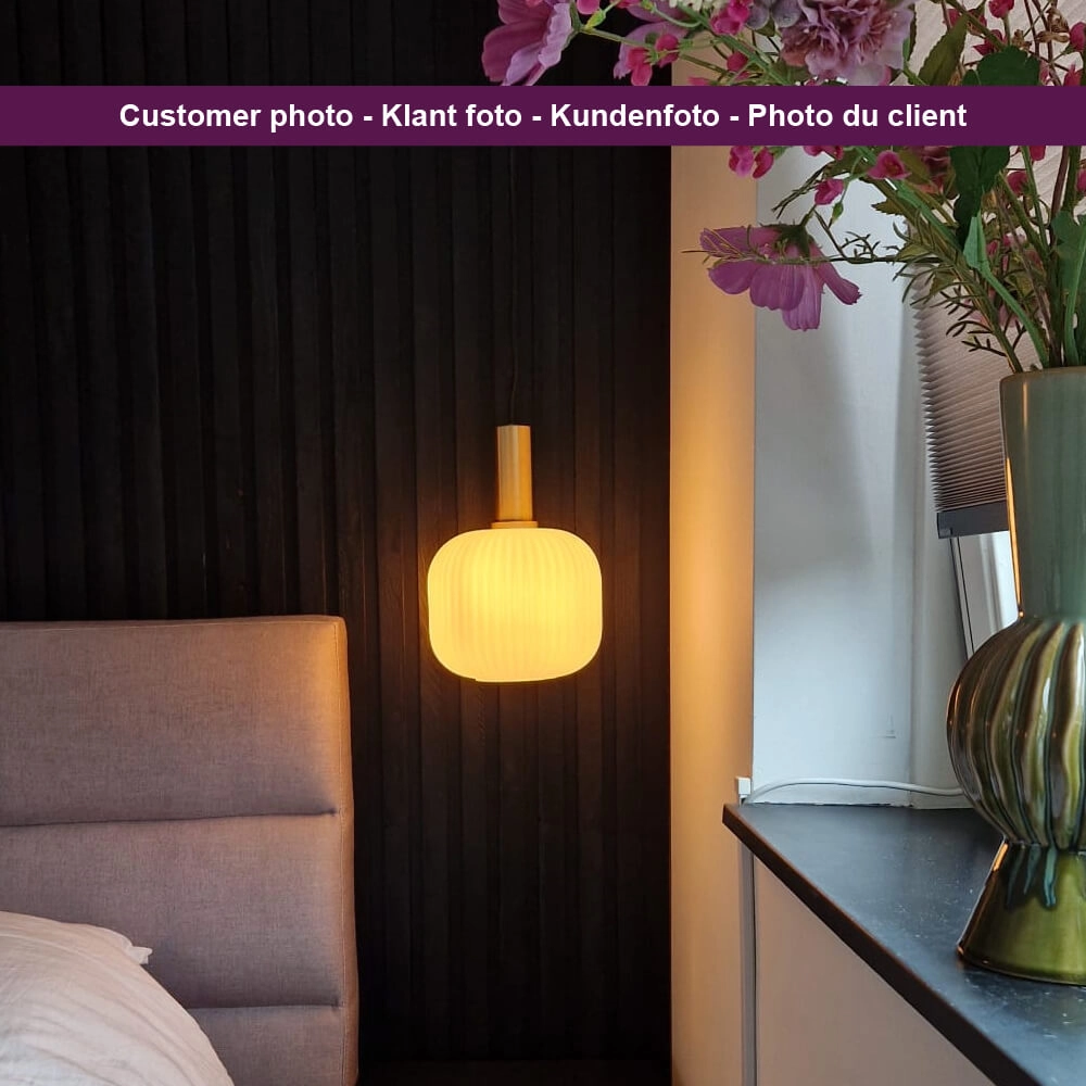 Pendel Diva Ø 20cm - wit glas Trio 4017807614497