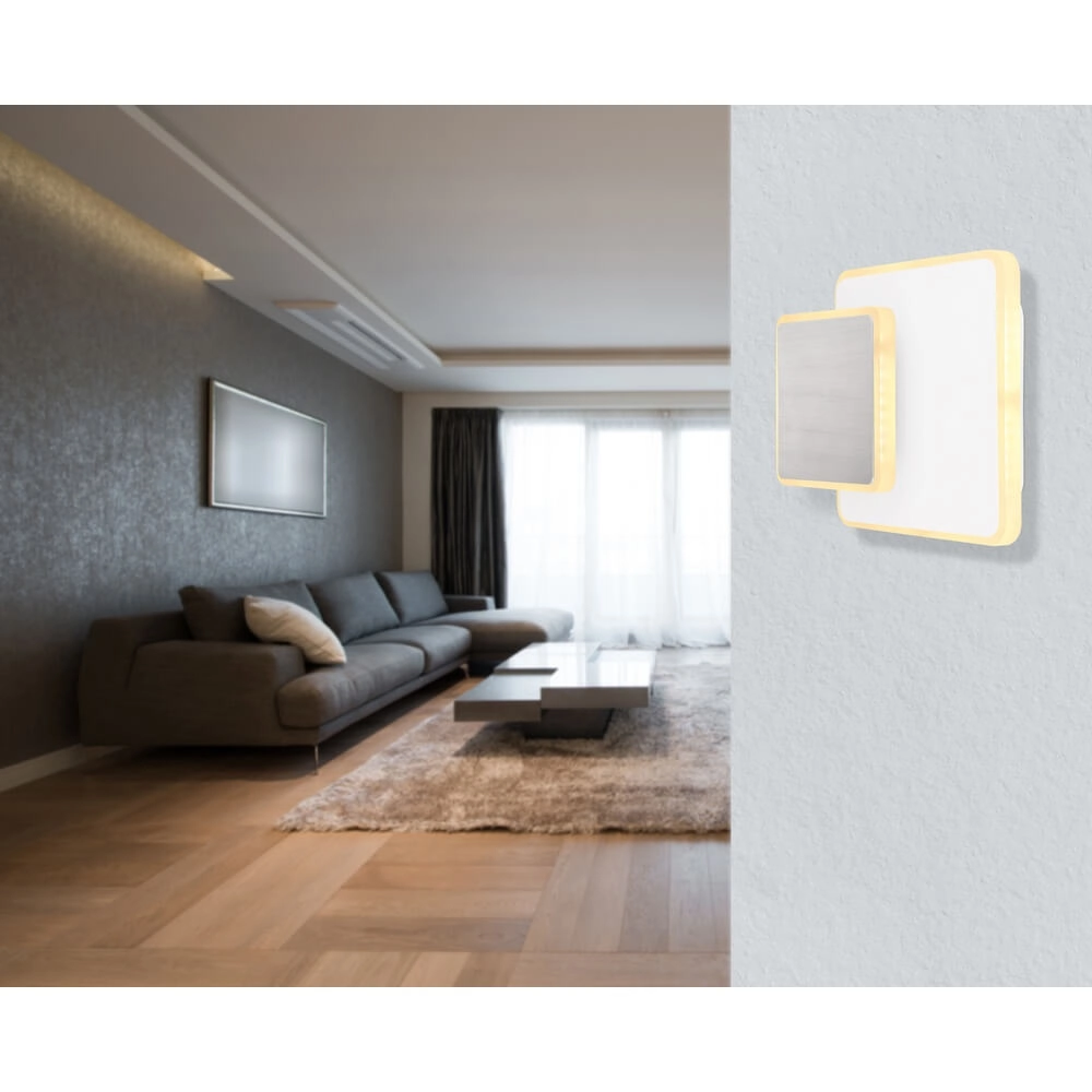 Wandlamp vierkant Many wit Globo 9007371422616