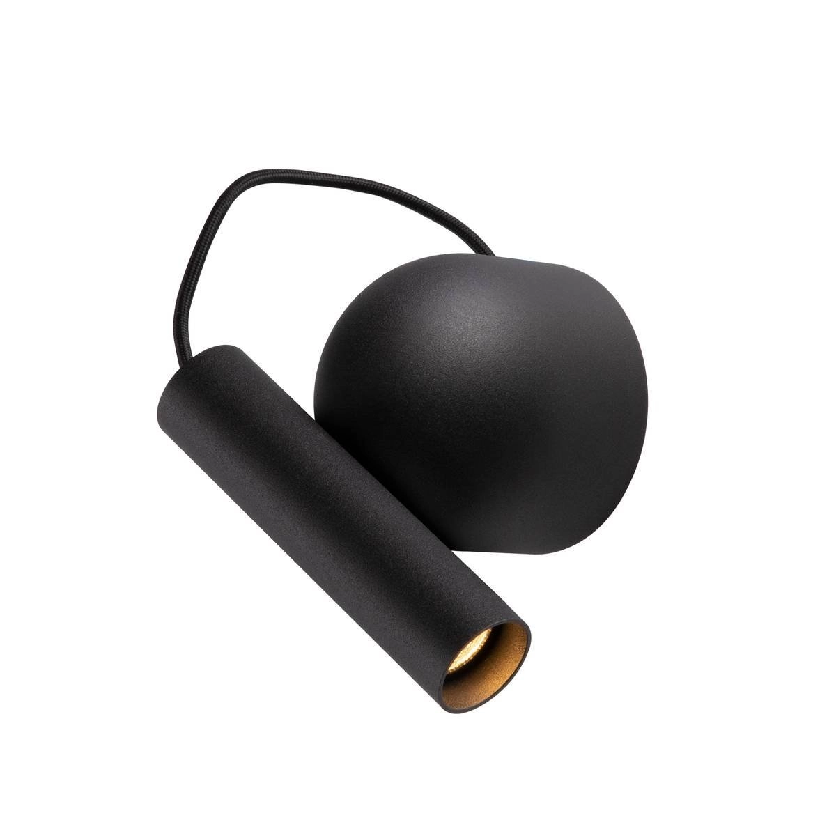 Slaapkamer wandspotje Karpo zwart SLV 4024163248563