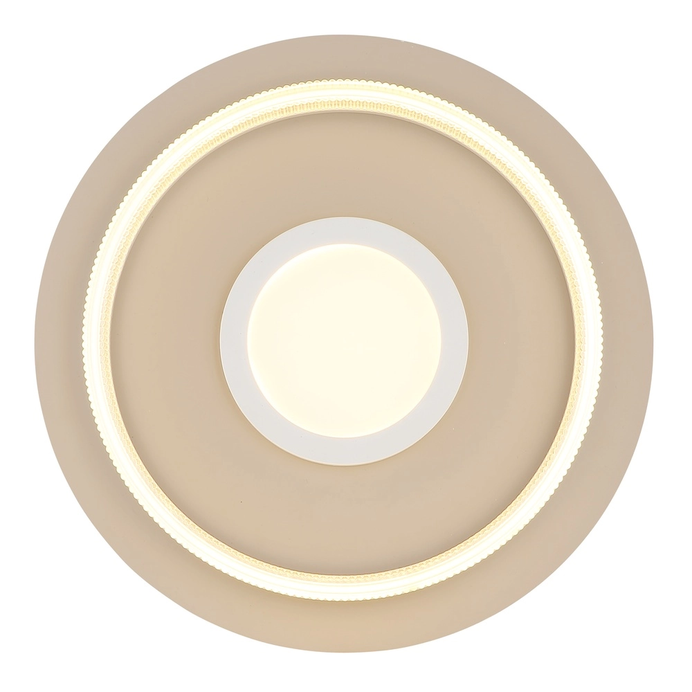 Moderne plafondlamp Zara zand bruin Ø 40cm Globo 9007371570065