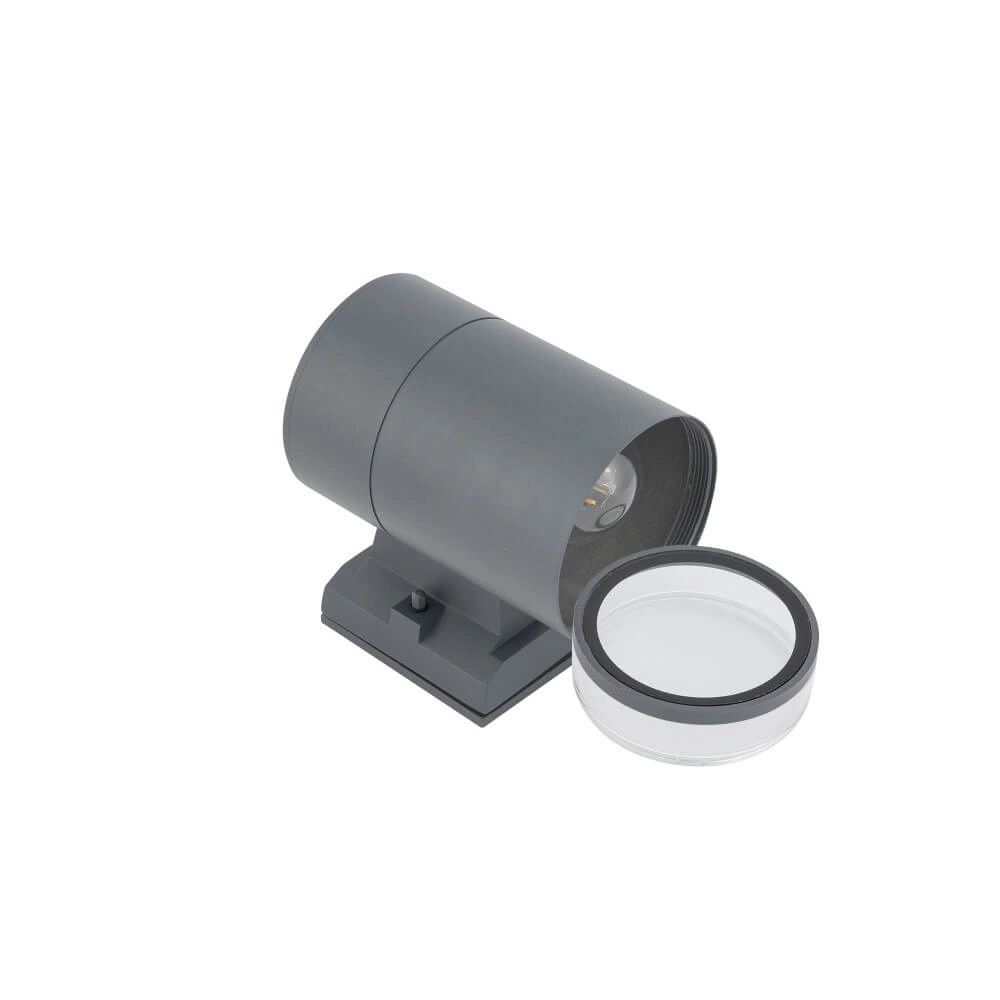 Opbouw wandspot Rock Pro antraciet Lyora 5903139106863