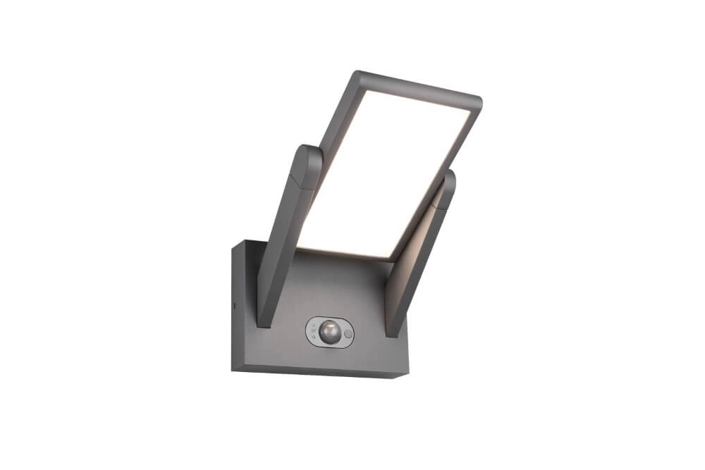 Hybride solar wandlamp Malawi met sensor Trio 4017807622508