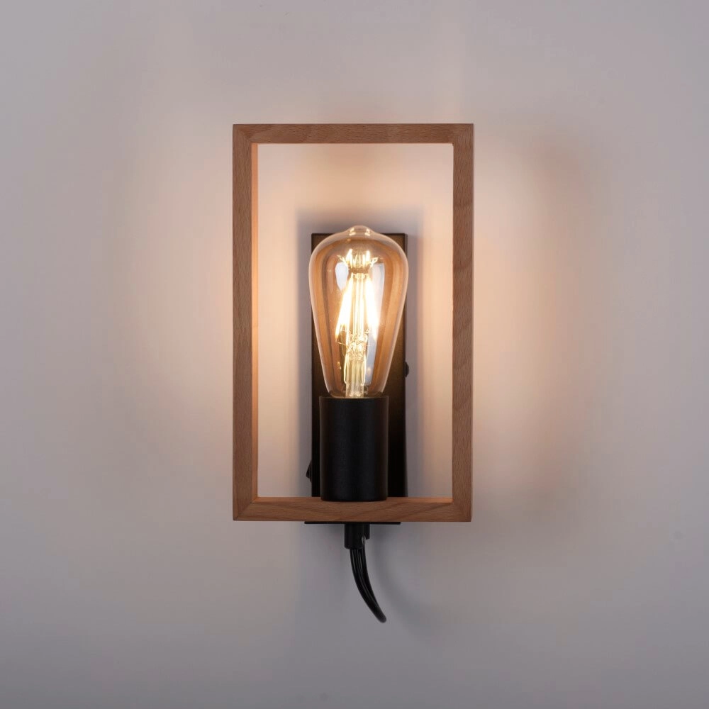 Landelijke wandlamp Franky 1-lichts Just Light 4043689966454