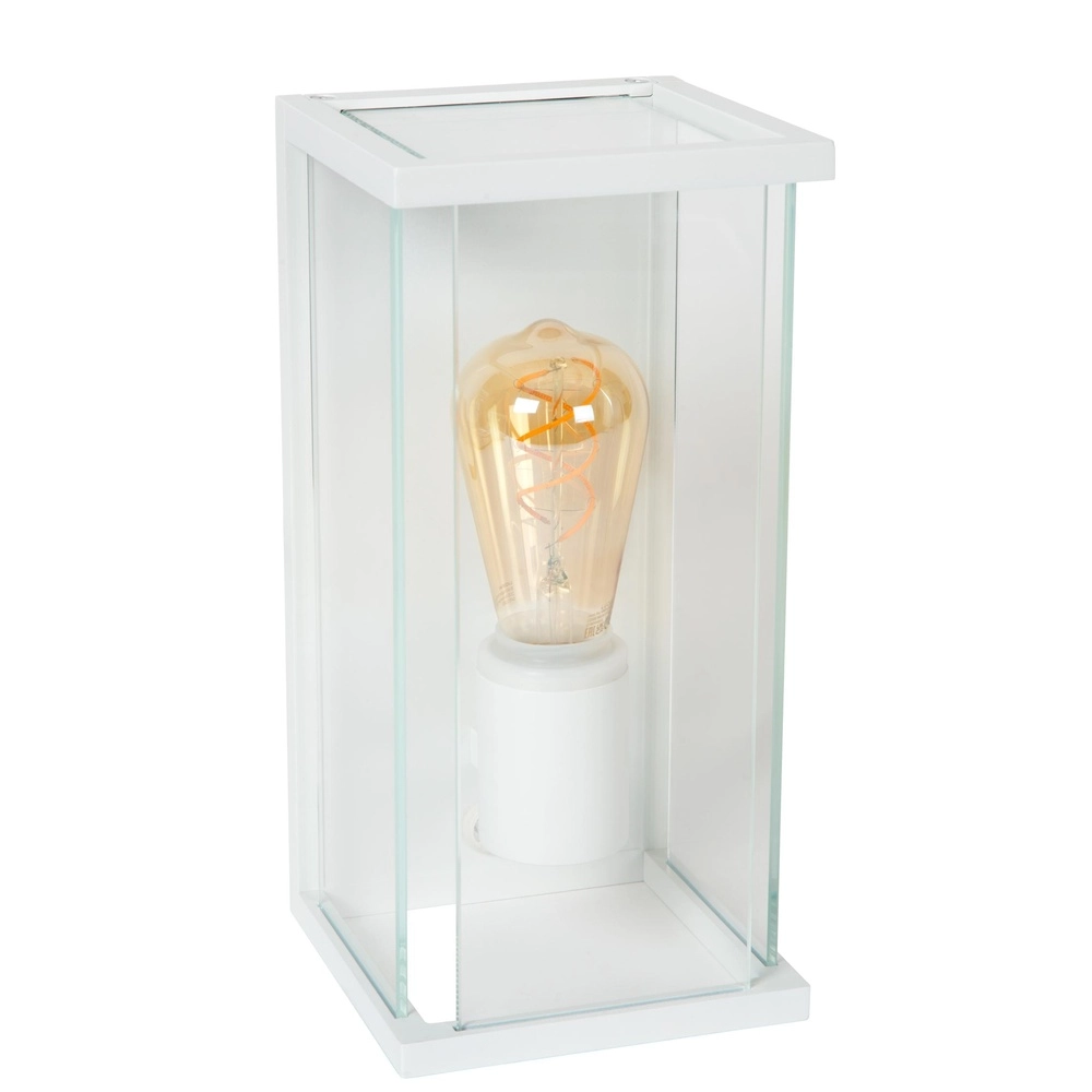 Strakke wandlamp Claire met sensor wit