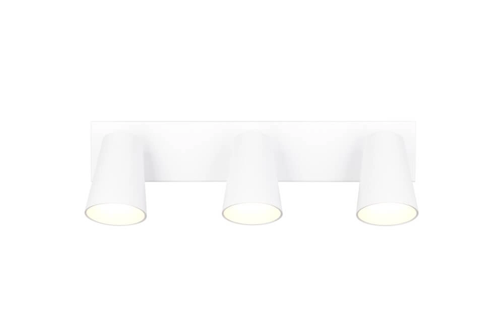 3-lichts opbouwspot Sharp wit Trio 4017807613094