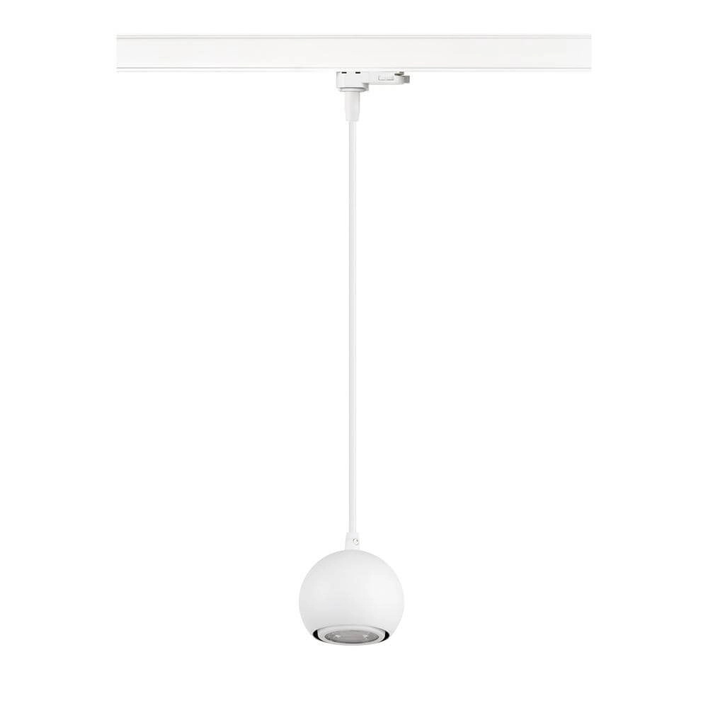 Hanglamp voor rail Light Eye 90 wit 3-fase Ø 9cm SLV 4024163295550