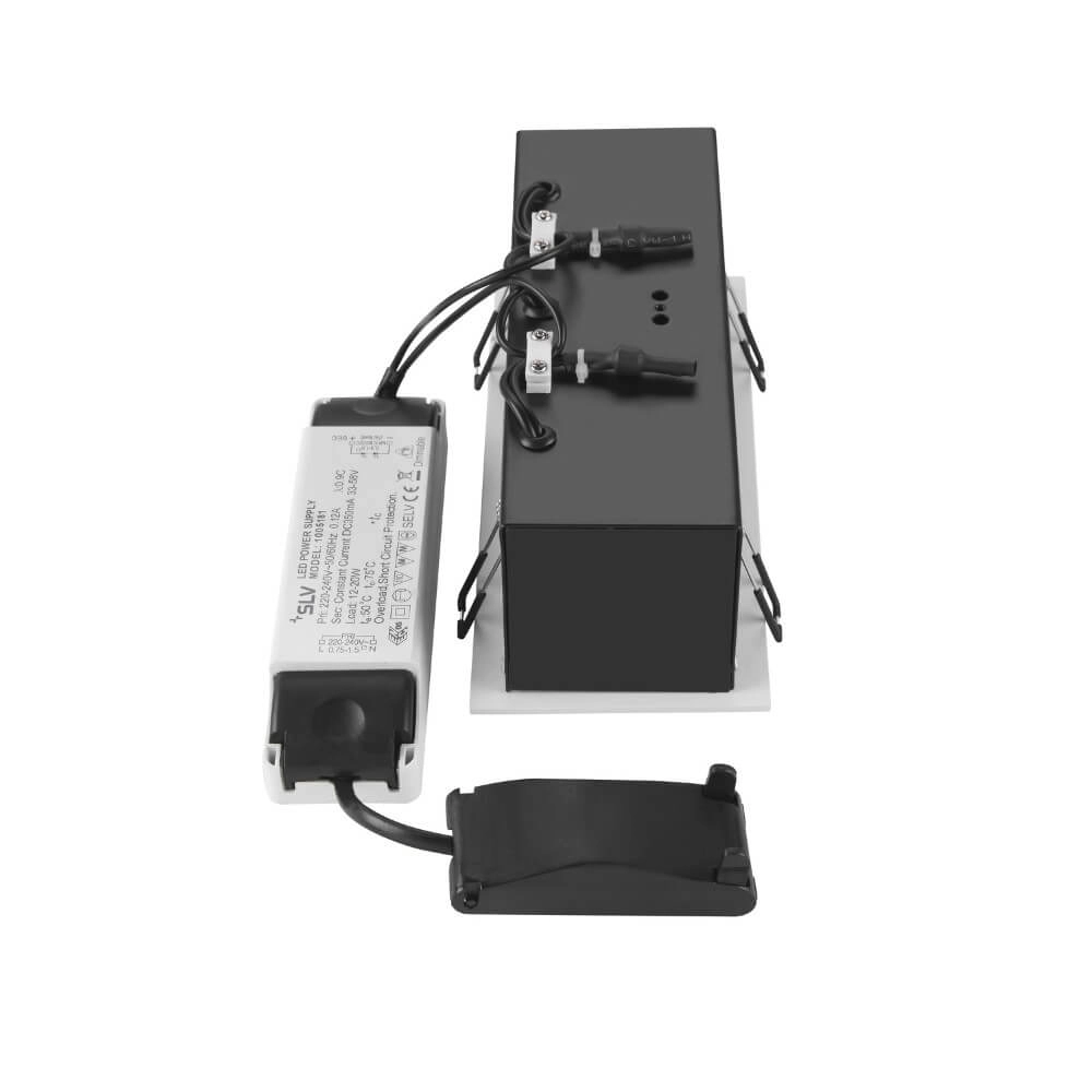 Vierkante led inbouwspot Kadux Triple 3x Led - wit - 3000K SLV 4024163278836