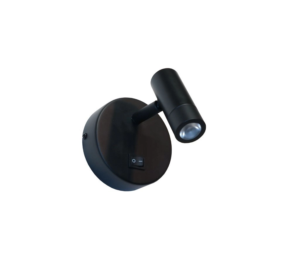 Led wandlampje Simply zwart