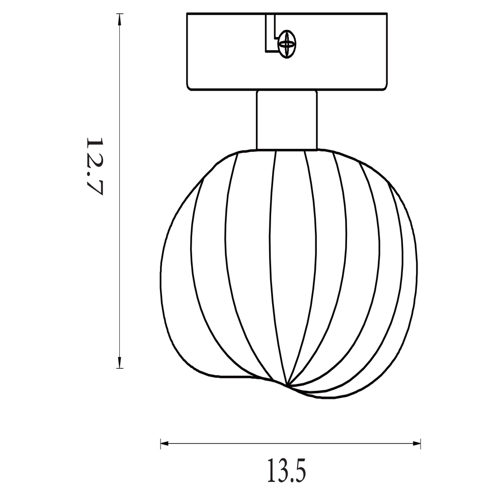 Plafondlamp Sunbeam enkel Searchlight 5053423298528