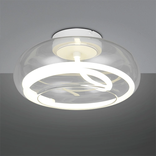 Design plafondlamp Tarsia wit Ø 40cm