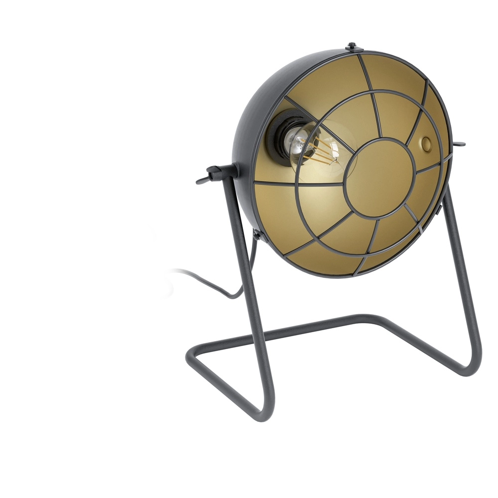 Tafellamp Treburley zwart met goud