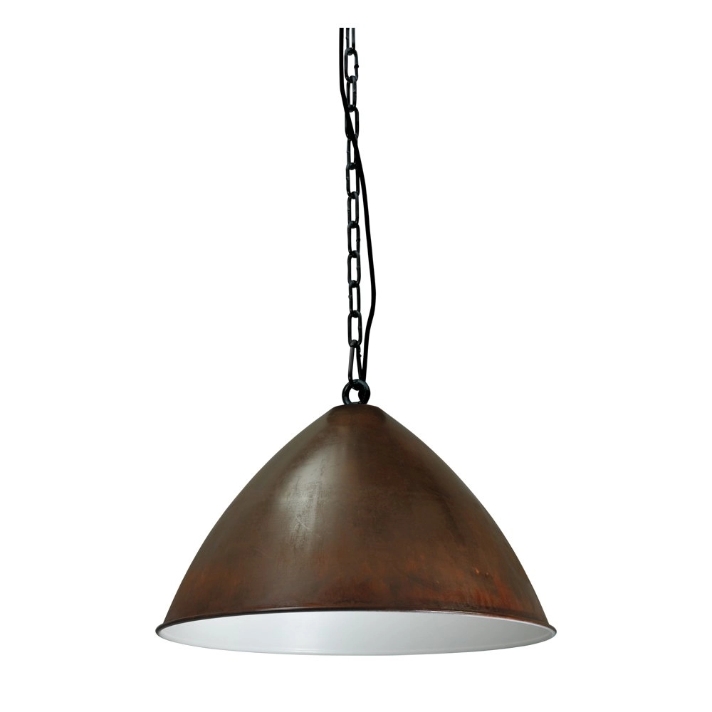 Hanglamp Industria 52 roestbruin