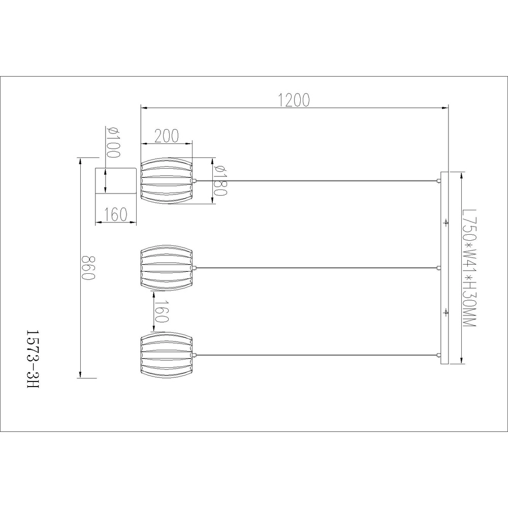 3-lichts hanglamp Maribel chroom recht Globo 9007371592098