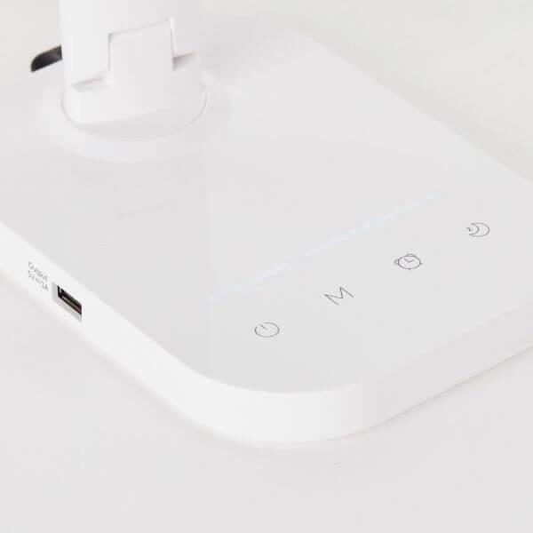 Tafellamp Vicari 33cm wit Brilliant 4004353393112