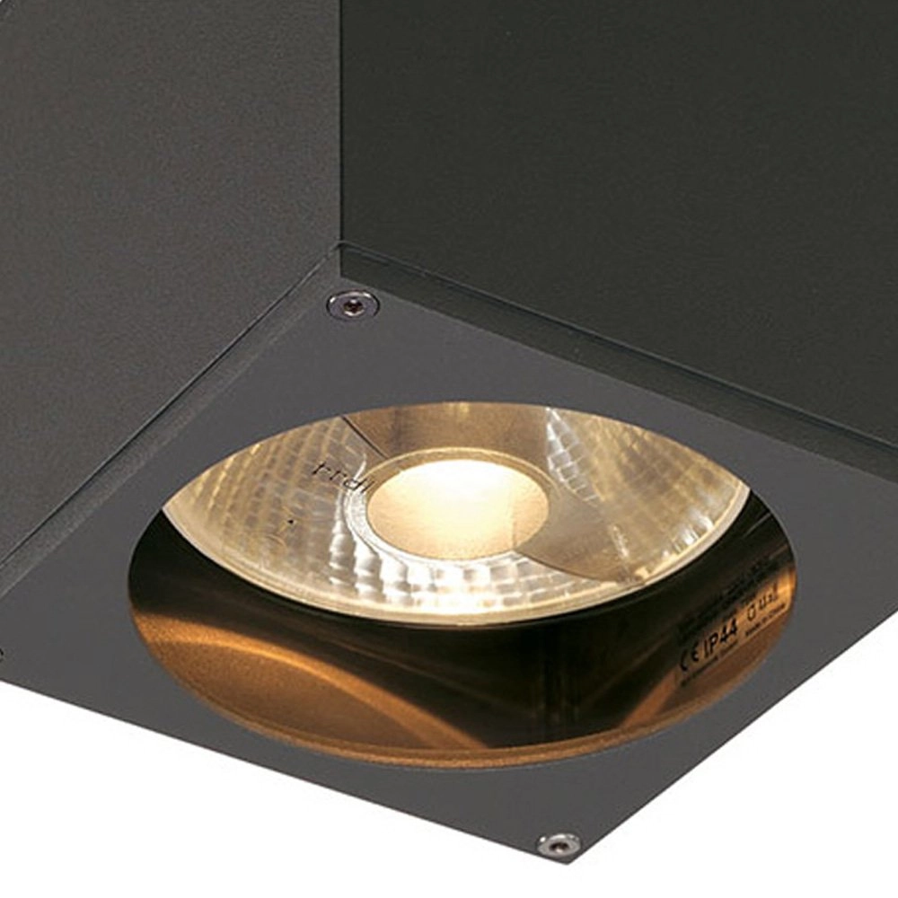 Plafond- wandspot Big Theo GU10 13,5cm antraciet SLV 4024163151894