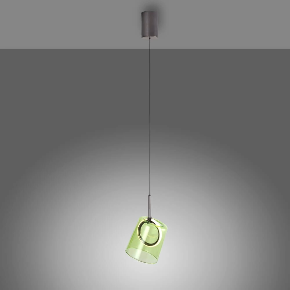 Hanglamp Zula groen Paul Neuhaus 4012248383605