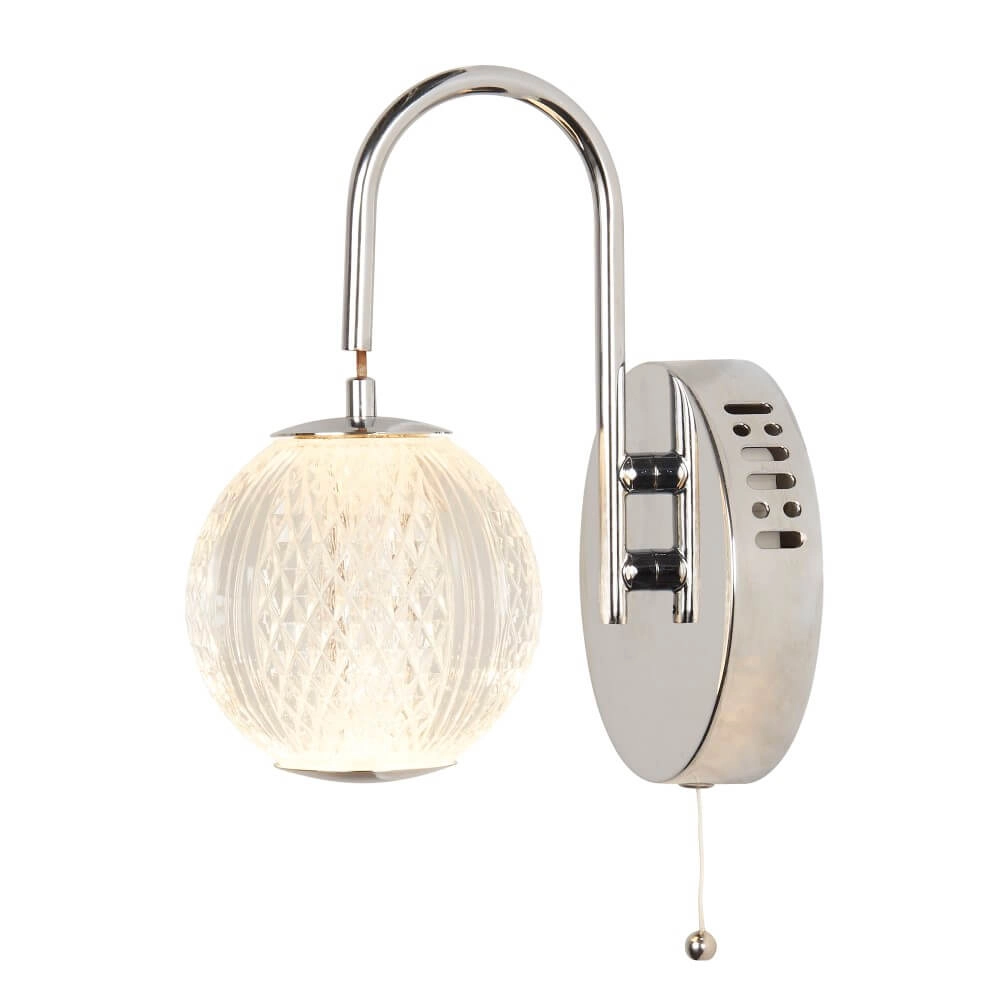 Wandlamp Allure chroom Searchlight 5053423242316