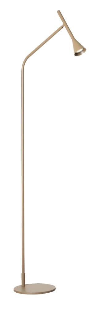 Taupe vloerlamp Kim 166cm Taupe vloerlamp Kim 166cm