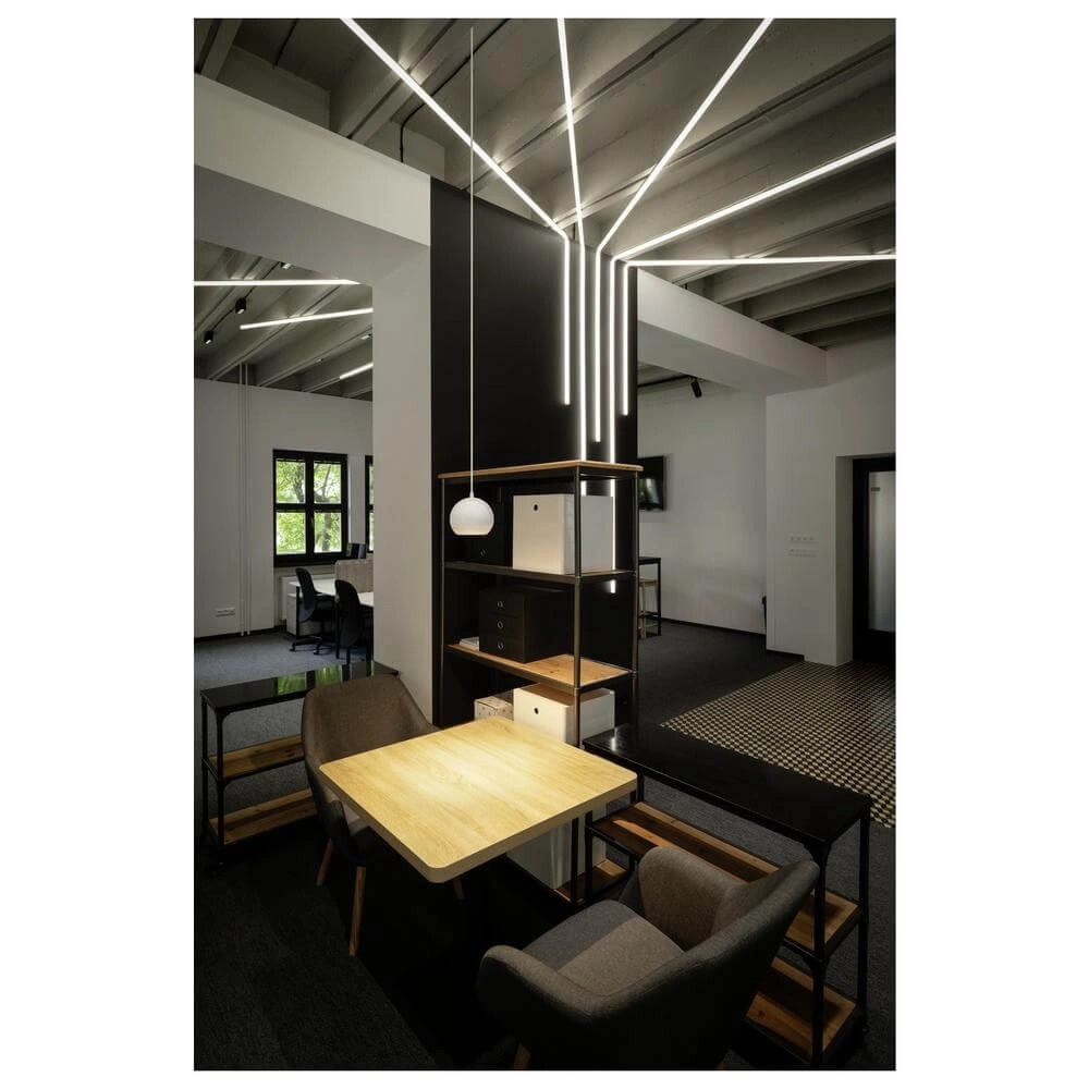 Strakke hanglamp Light Eye 150 wit Ø 15cm SLV 4024163295475