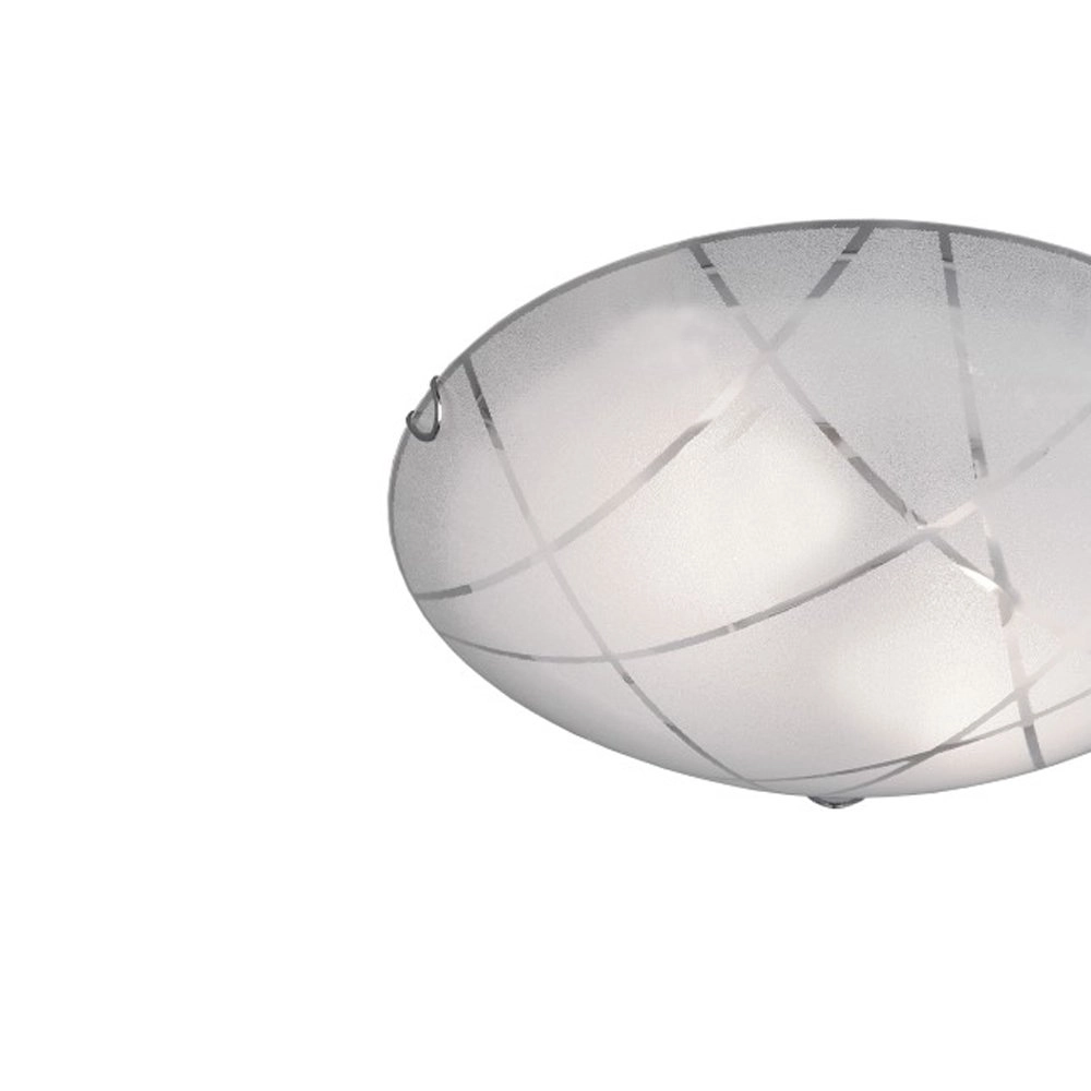 Plafonnière Sandrina 40cm wit Trio 4017807398618
