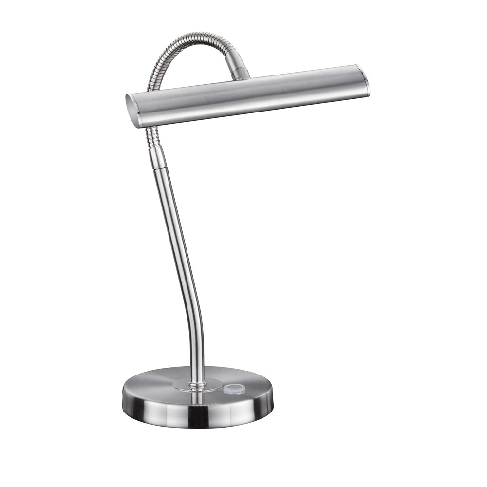 Led bureau leeslamp Curtis nikkel mat