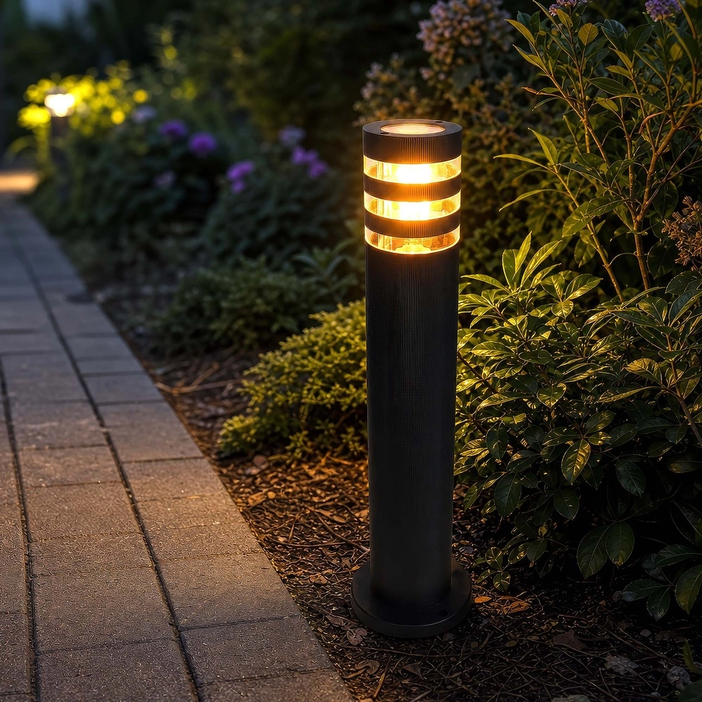 Design padverlichting Toluca zwart 45cm Searchlight 5,05342E+12
