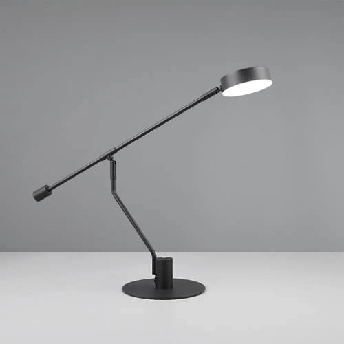 Led bureaulamp Manduro zwart Trio 4017807615999