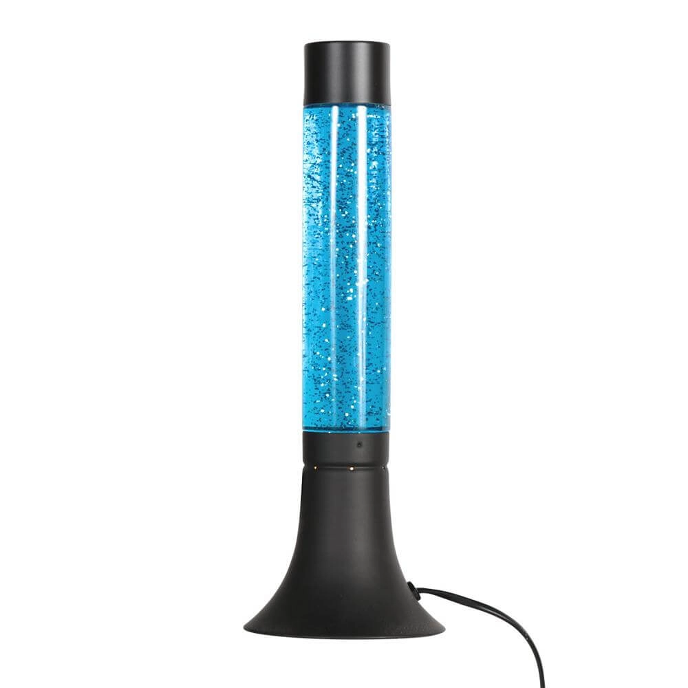 Lavalamp Volcan zwart met blauw Steinhauer 8712746177671