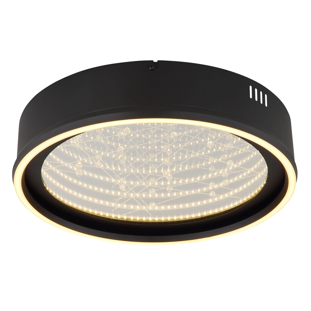 Plafondlamp Mirrora zwart Ø 40cm Globo 9007371578849