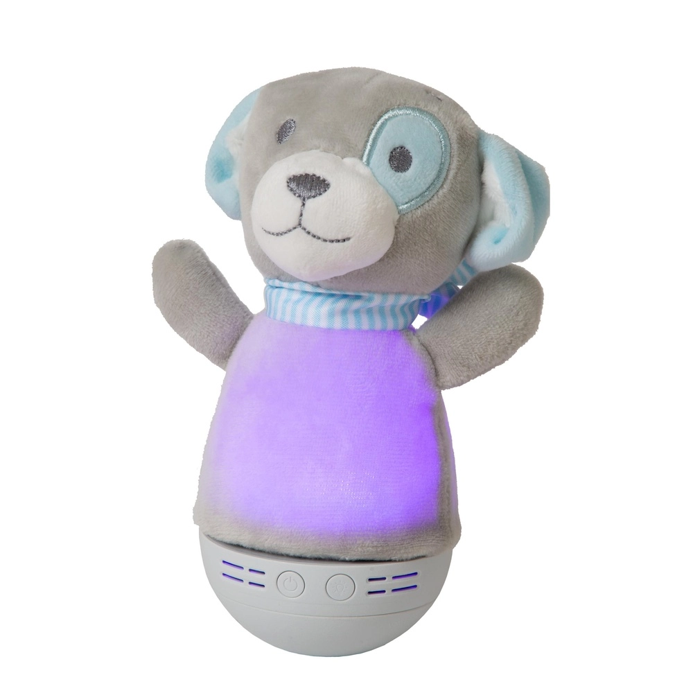 Nachtlampje Dolly op batterij met muziekfunctie - grijs Lucide 5411212771469