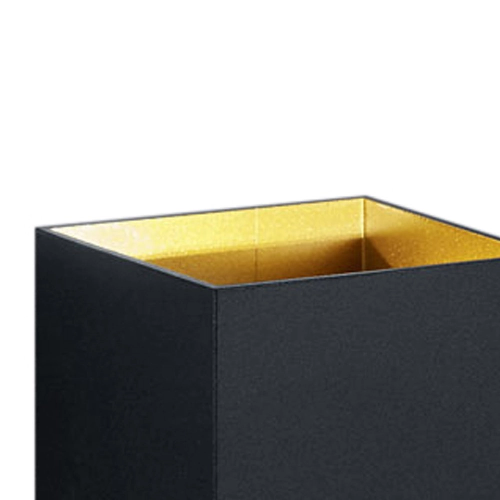 Design wandspot Louis Up - Down zwart met goud Trio 4017807371789