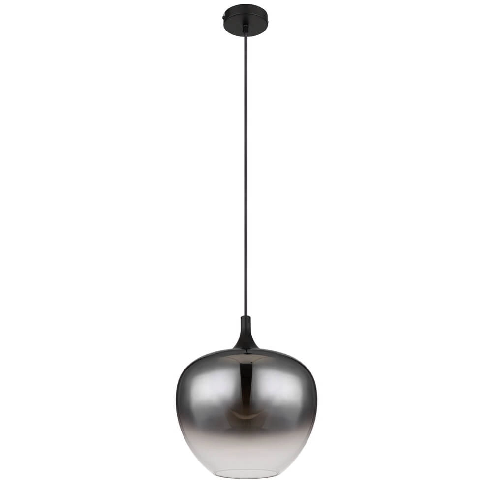 Ronde hanglamp Maxy Ø 29cm zwart Globo 9007371441396