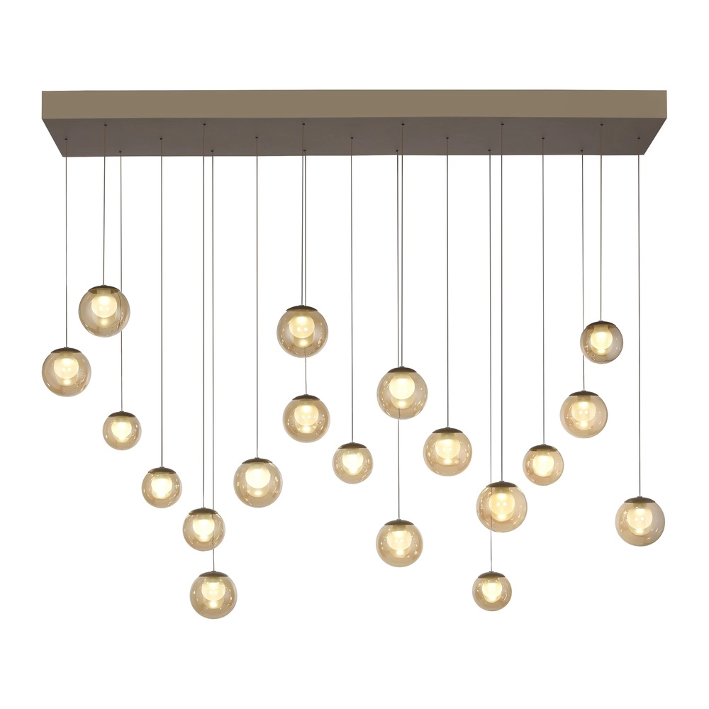 19-lichts hanglamp Pure Popup bronce Paul Neuhaus 4012248396704