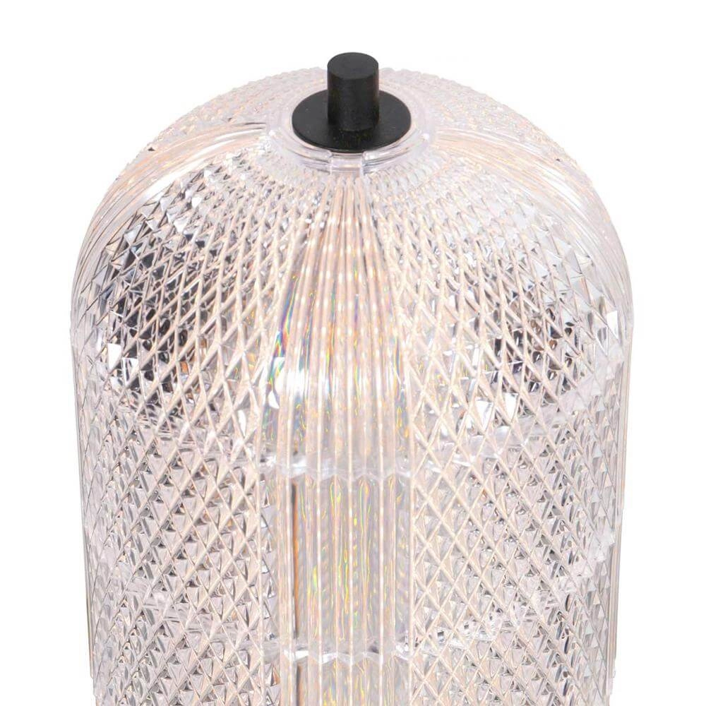 Tafellamp Geripu zwart met helder glas Steinhauer 8712746173789