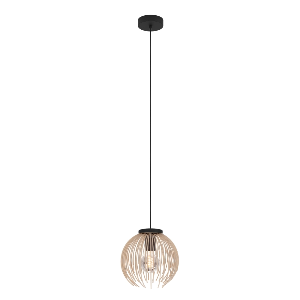 Design hanglamp Alhabia Ø 23,5cm zand bruin Design hanglamp Alhabia Ø 23,5cm zand bruin