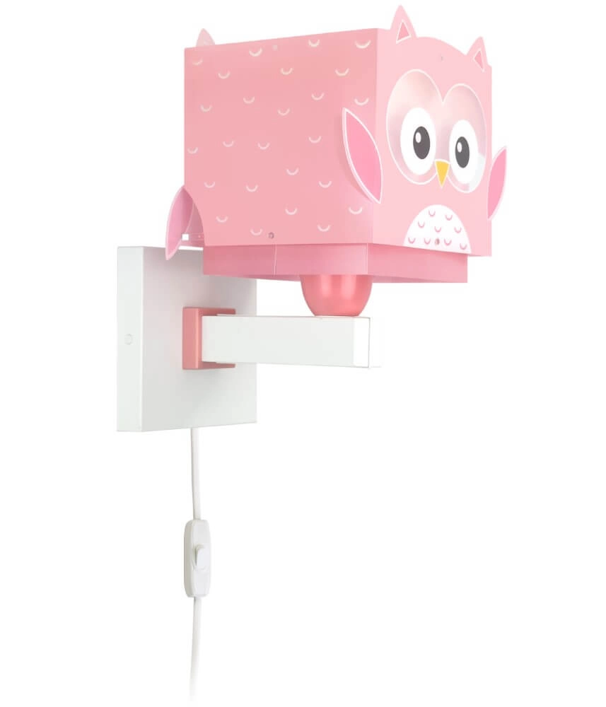 Wand nachtlampje Pink Owl Wand nachtlampje Pink Owl