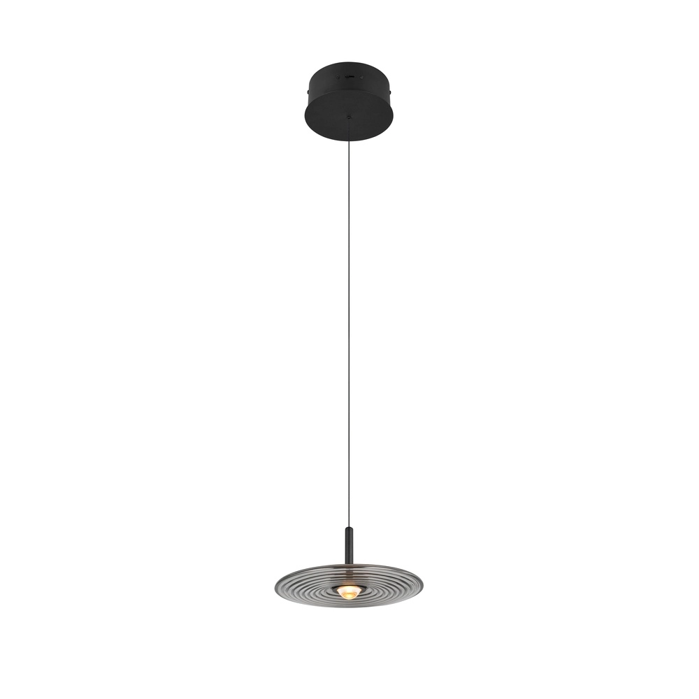 Design hanglamp Sirena smoke glas