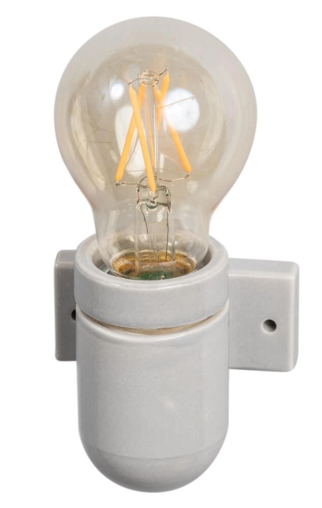 Porseleinen wandlamp Vintage Wall grijs