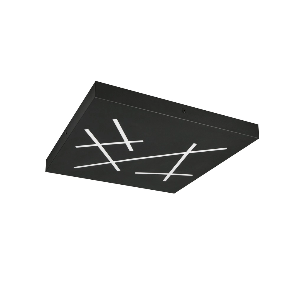 Design plafondlamp Snip zwart Trio 4017807659740