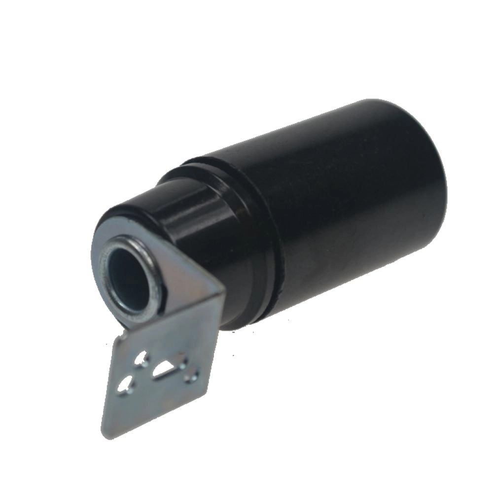 Fitting E14 - Base zwart met bevestingsplaatje Vtac 8717692021689