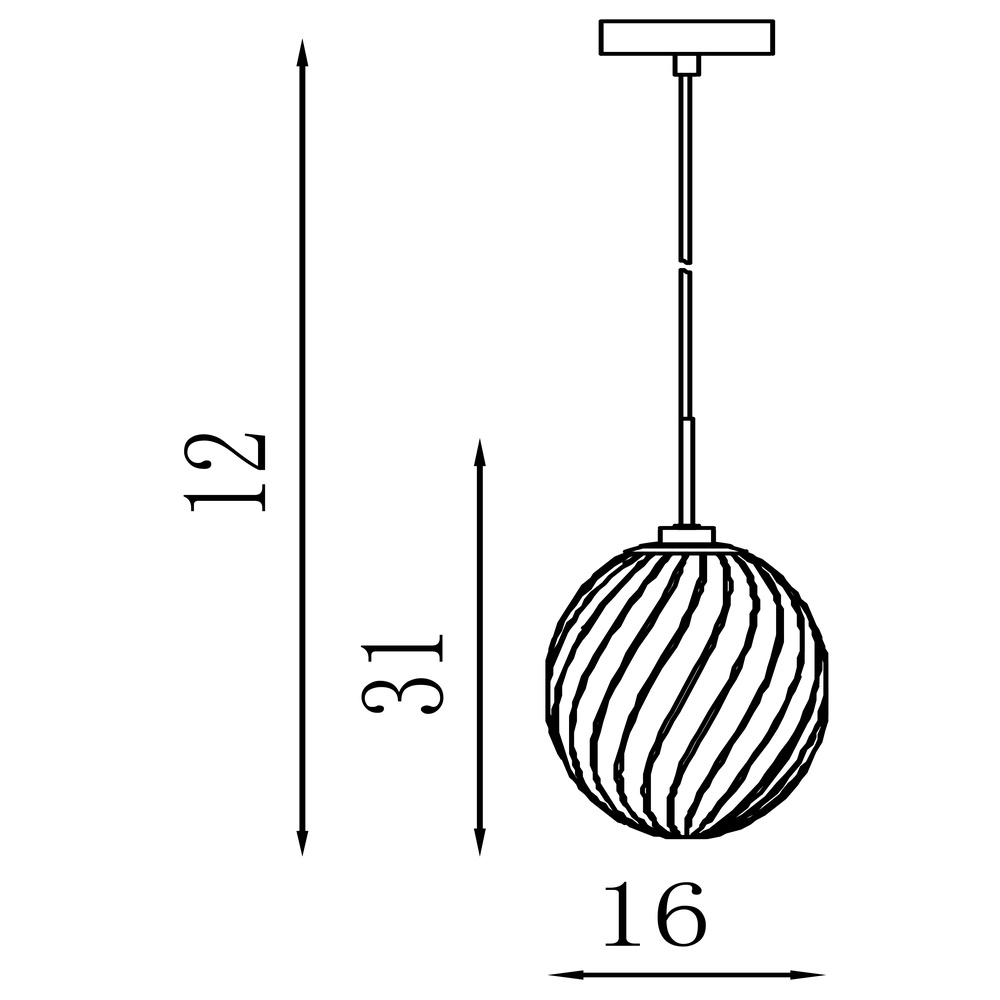 Hanglamp Whirl smoke glas Searchlight 5053423301853