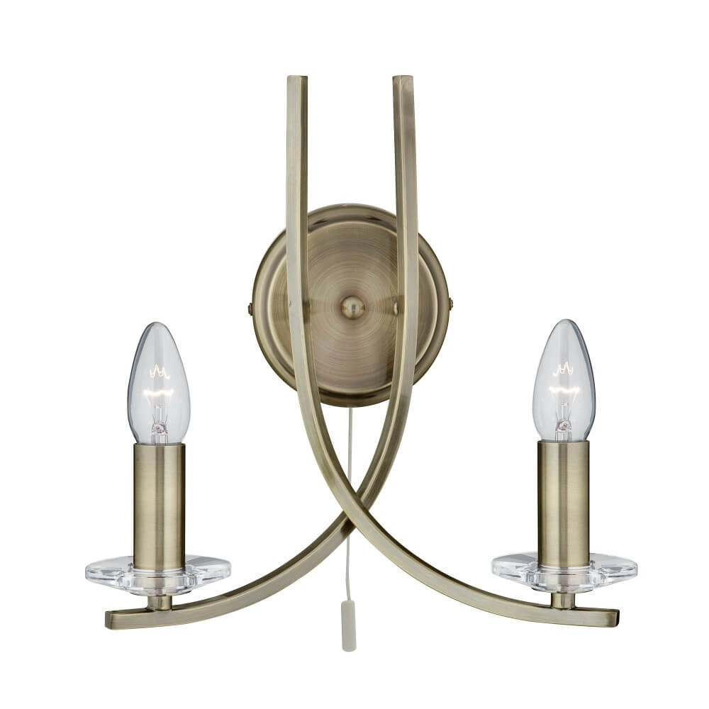 Messing wandlamp Ascona Messing wandlamp Ascona