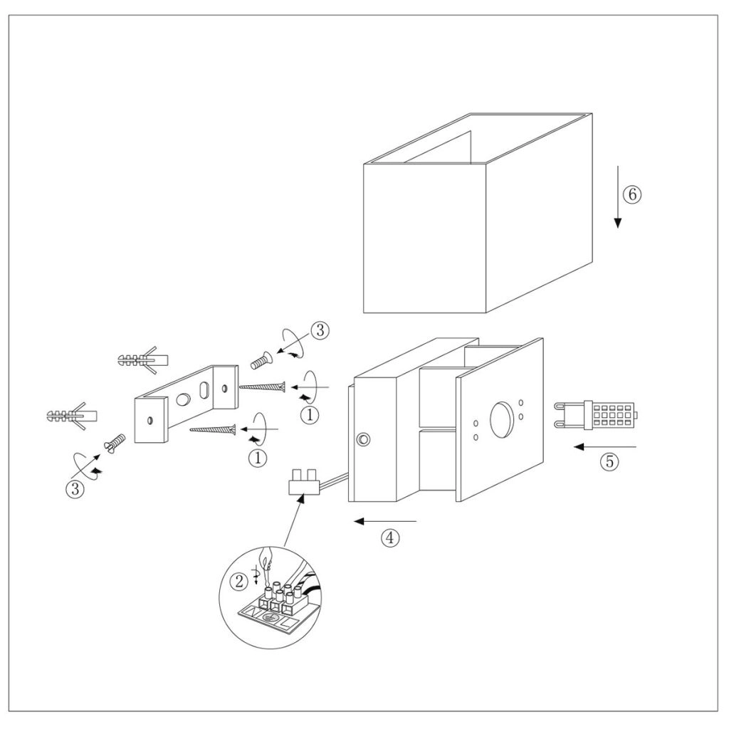 Strakke wandlamp Muro crème Steinhauer 8712746184181