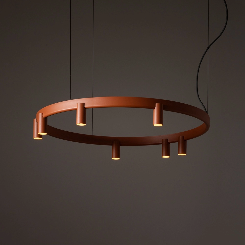 Design hanglamp Fourty terracotta Ø 80cm Lyora 5903139124188