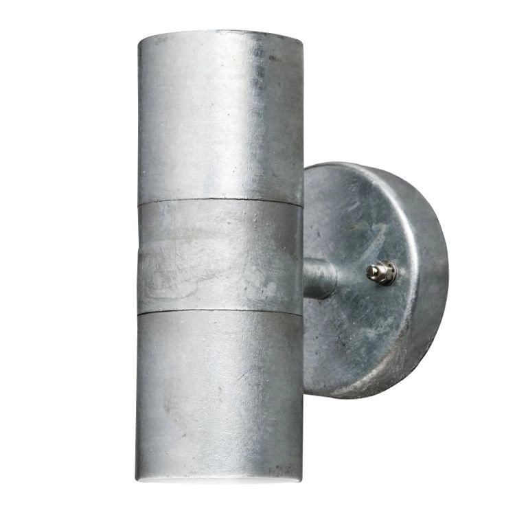 Wandspot Modena Up - Down 2-lichts 17cm zinkgrijs Wandspot Modena Up - Down 2-lichts 17cm zinkgrijs