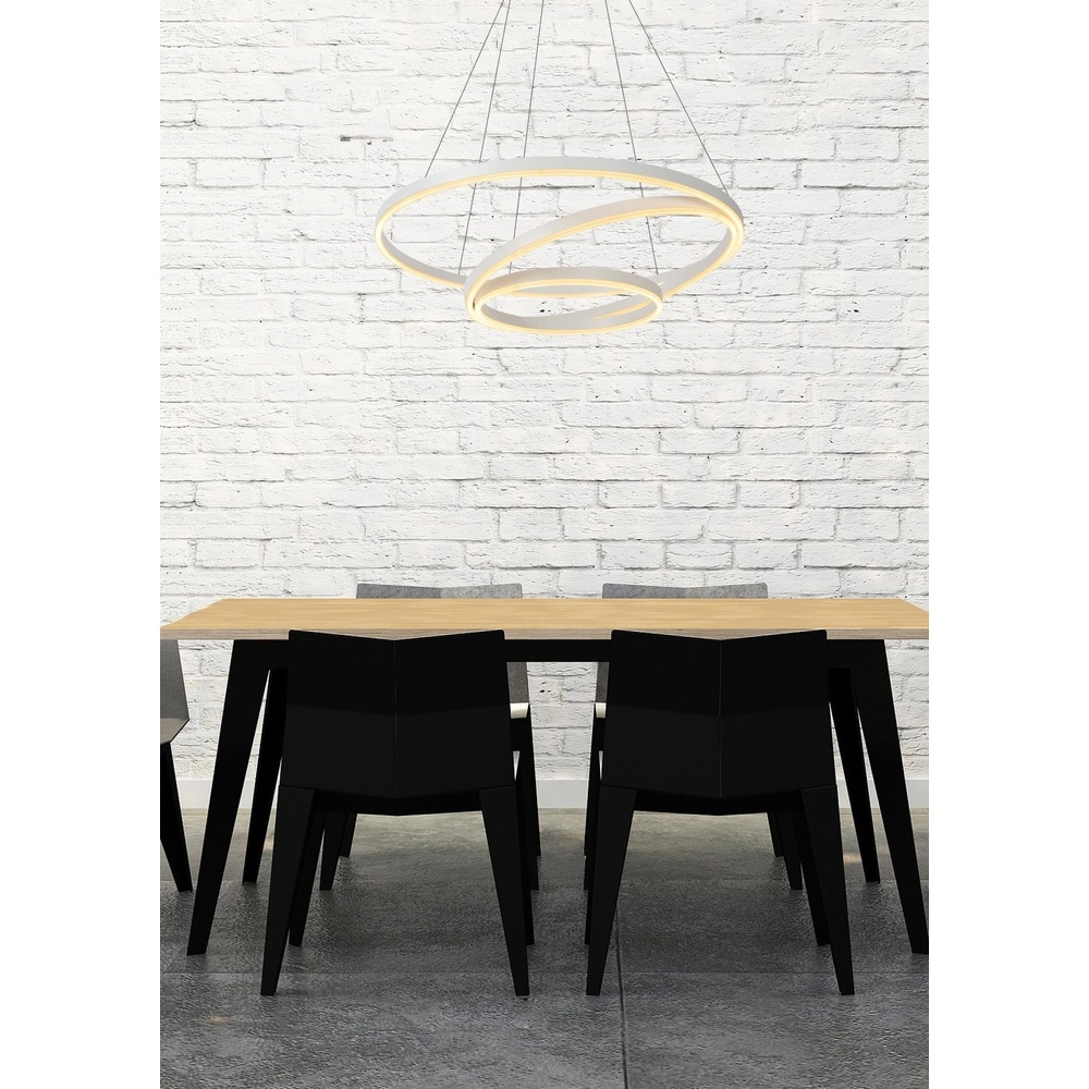 Moderne hanglamp Triniti dimbaar wit Lucide 5411212460721
