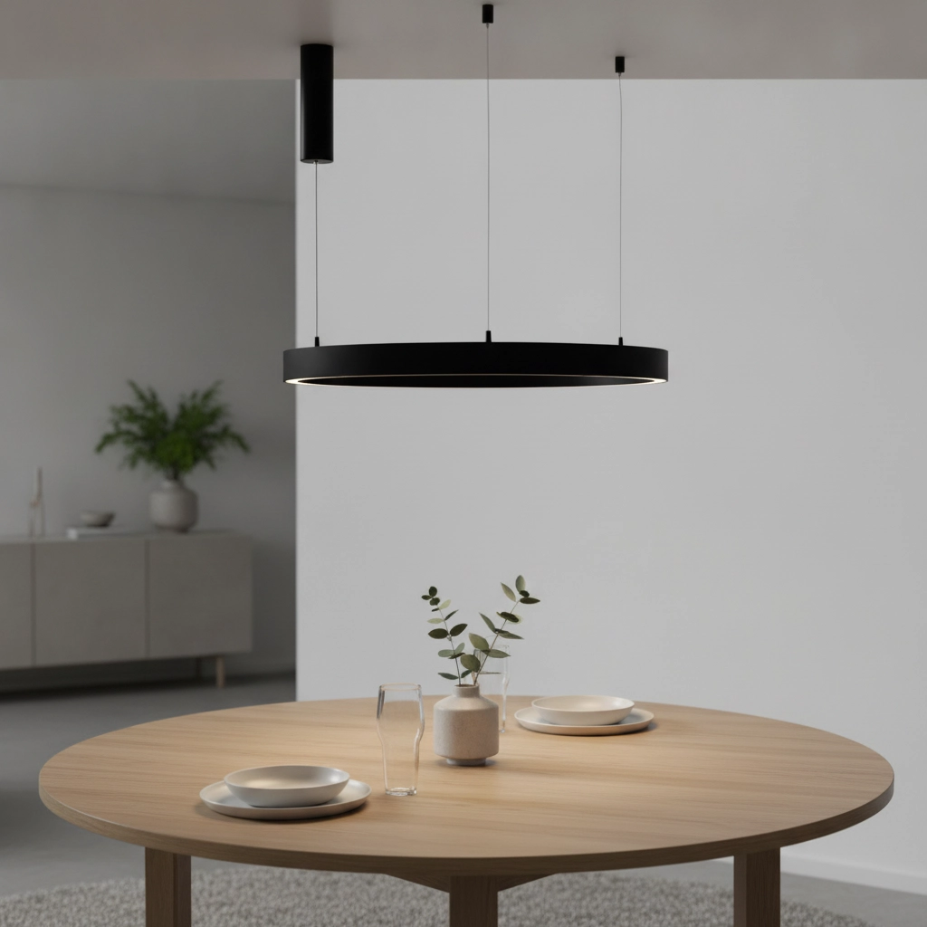 Design hanglamp Sting zwart Ø 80cm