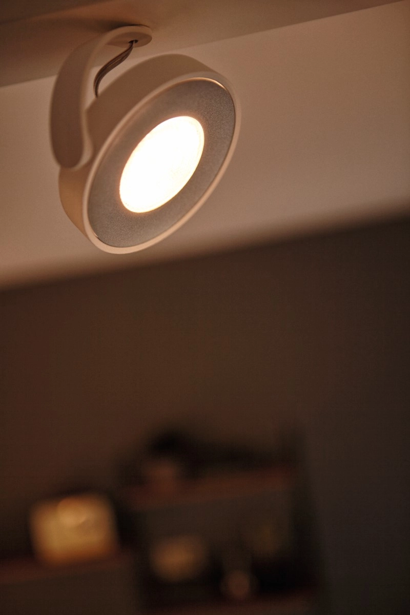 Spotlamp Clockwork 4-lichts wit Philips 8718696154526