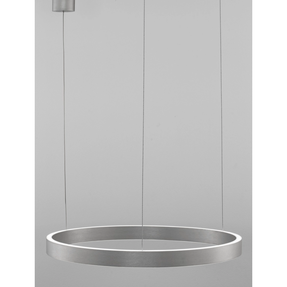 Design hanglamp Elowen zilvergrijs Ø 60cm Design hanglamp Elowen zilvergrijs Ø 60cm